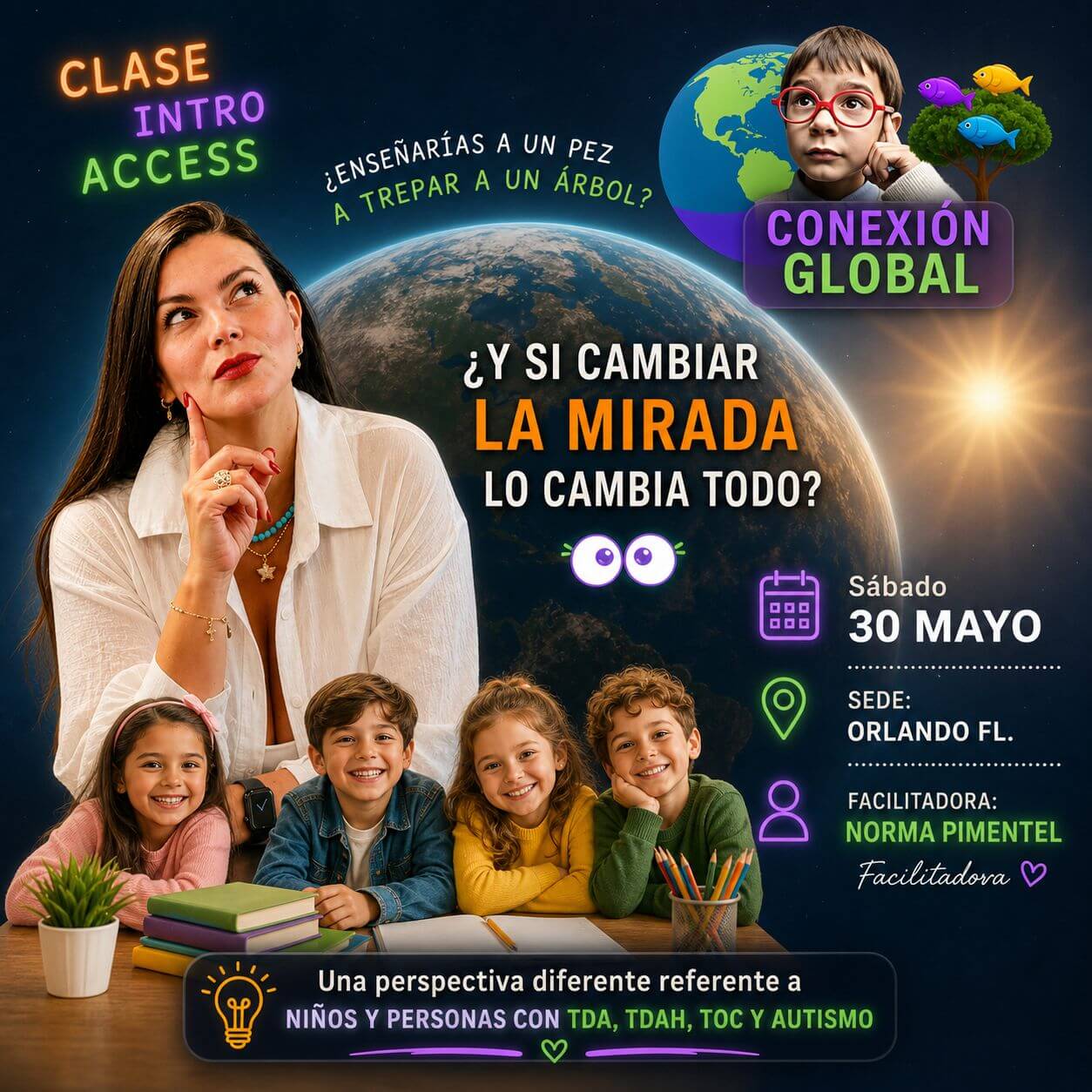 ¿Enseñarías a un pez a trepar un árbol? – Clase Intro Access (Orlando – Presencial)